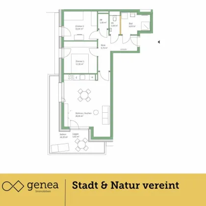 JV Haus K | Provisionsfrei | Wohnen mit Stil und Nachhaltigkeit in Graz - Bild 2