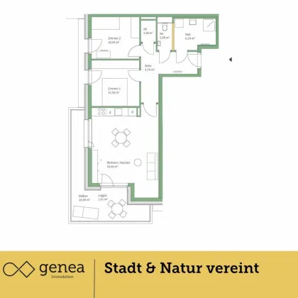 Jakomini Verde Haus K | Provisionsfrei | Wohnen in urbaner Oase mit Komfort - Bild 2