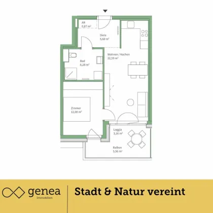 Ihr Traumdomizil in JV Haus K | Provisionsfrei | Zeitgenössisches Wohnen in Graz - Bild 2