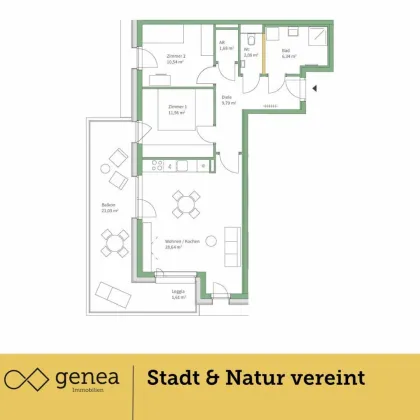 Jakomini Verde Haus K | Provisionsfrei | Stilvolles Wohnen im Grünen - Bild 2