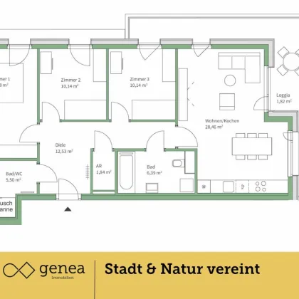 Ihr Traumdomizil in JV Haus K | Provisionsfrei | Zeitgenössisches Wohnen in Graz - Bild 2