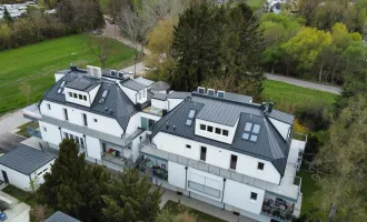 DIREKT AM OBEREN MÜHLWASSER!: KLIMATISIERT I Gemeinschaftsgarten I ERSTBEZUG Maisonette-Dachgeschosswohnung I Neubauprojekt I Lift I Garagenstellplatz