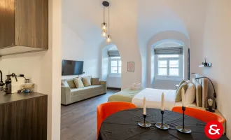 HEUREKA: EINZIGARTIGES EINZIMMERAPARTMENT MIT KREUZGEWÖLBE!