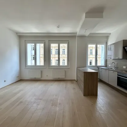 Exklusives City-Wohnen: Stilvolle 2-Zimmer-Wohnung mit Blick auf die Landstraße - Bild 2