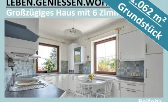 GROßZÜGIGES HAUS MIT 6 ZIMMERN UND 1.062 M² GRUNDSTÜCK