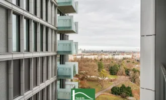 New York Feeling nahe Stadtzentrum - 12. Stock mit Blick auf Wien - Moderner Wohnturm inkl. Deckenkühlung