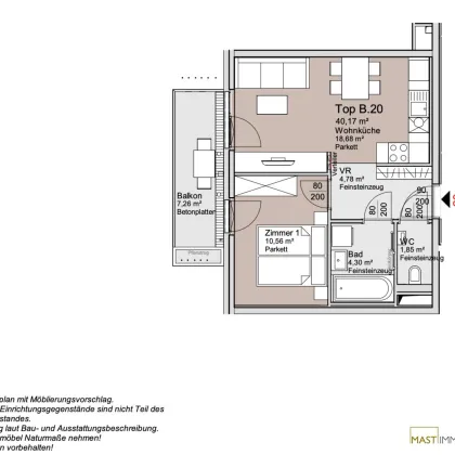 *Ende 2026* Provisionsfreie 2-Zimmer Wohnung unweit der Alten Donau! - Bild 3