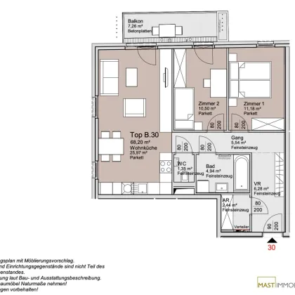 *Ende 2026* Provisionsfreie 3-Zimmer Wohnung beim Donauzentrum / Alte Donau! - Bild 3