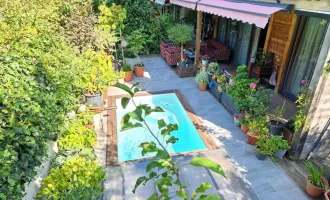 Traumhafte Gartenwohnung mit Pool für Naturliebhaber in Massivholzbauweise in Pinsdorf bei Gmunden