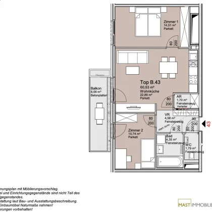 Provisionsfreie 3-Zimmer Dachgeschosswohnung unweit des Donauzentrums! - Bild 2