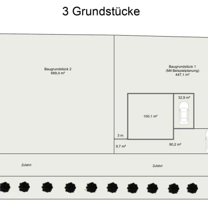 ++ Seltenheit ++ 3 Baugrundstücke in ruhiger Grünlage! - Bild 2