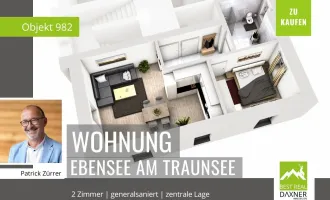 Generalsanierte 2 Zimmerwohnung im 2. Obergeschoss (Dachgeschoss)