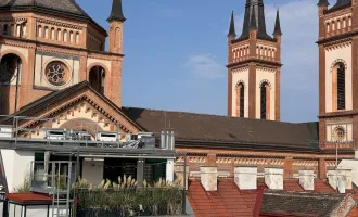 Großzügige Dachgeschosswohnung in 1070 - 4-Zimmer, Loggia und Terrasse