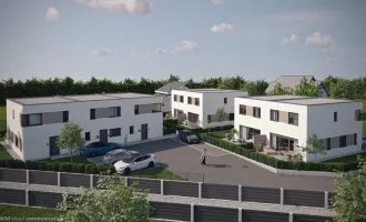 Geförderte Doppel- und Reihenhäuser in Enns: 5 Zimmer, Terrasse, Eigengarten, PV- Anlage, belagsfertig. Ab € 299.000,-!