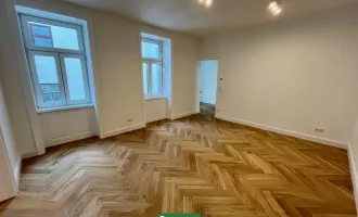 Altbaucharme - Topsaniert! Wunderschöne Wohnung in begehrter Lage Nähe Vorgartenmarkt. Balkon bewilligt!