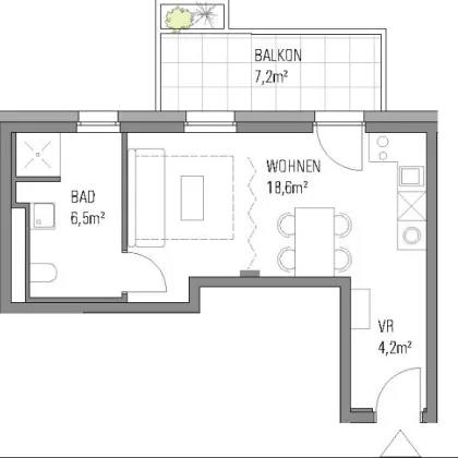 Starterinvestement für Anleger!!! – Top Rendite von 8,91 % durch Kurzzeitvermietung - komplett möbliertes Appartement - inkl. Tiefgaragenplatz - Neubau!!! (OCLK/1-05) - Bild 3