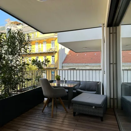 2 ZIMMER+GROSSER überdachter BALKON+Grünblick+HOFRUHELAGE+WIE NEU+PAUSCHALMIETE+4 JAHRE FIX+INKL.HEIZUNG, DECKENKÜHLUNG+TOP KÜCHE - Bild 2