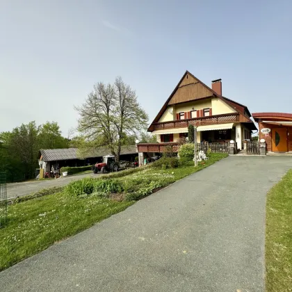 LANDWIRTSCHAFTLICHES ANWESEN mit Weingarten und Waldfläche in der steirischen Toskana - Bild 2