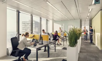 Office im einzigartigen Hochhaus mit ausgezeichneter Infrastruktur und Panoramablick!