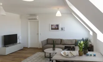 4 Zimmer Dachgeschoss - Maisonette Wohnung nähe Wien Meidling; teilmöbliert