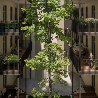 Saniertes Gründerzeithaus I Gartenwohnung mit Terrasse - Bild 3