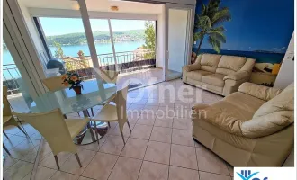 Insel Krk - Apartment mit Meerblick, 60 m vom Strand