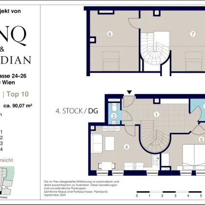 TOP 10 I 4 Zimmer I Dachgeschoß I U6 Nähe I Neubau - Bild 3