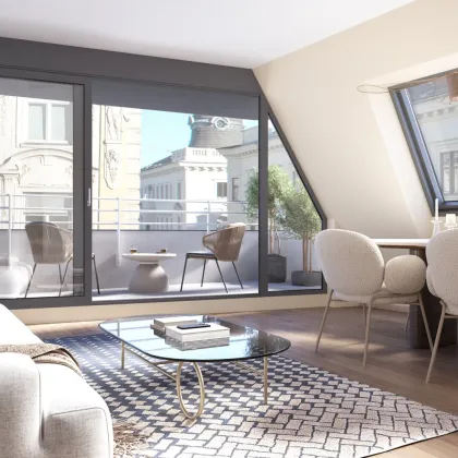 Dachgeschosstraum mit exklusiver Ausstattung | 2-Zimmer mit großem Balkon | ESSENZ NO. 1 - Die neue Avantgarde des Wohnens - Bild 3