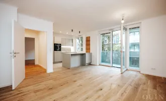 Moderne Wohnung mit Balkon und Grünblick in zentraler Lage!