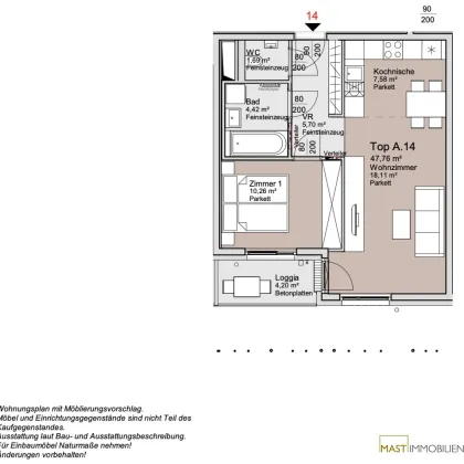 Provisionsfreie 2-Zimmer Wohnung mit Loggia - ideal auch als Anlage! - Bild 2