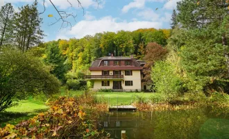 Prächtiges Landhaus mit Potenzial im Pressbaumer Zentrum - Grundstück teilbar!