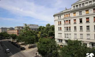 #SQ -  CHARMANTES, LICHTDURCHFLUTETES ALTBAU-BÜRO AM BÖRSEPLATZ – CA. 106 M², 3 RÄUME MIT BLICK AUF DEN PARK