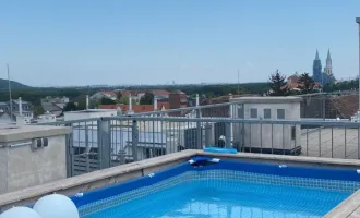 Exklusives Wohnen im Herzen Klosterneuburgs mit Stiftsblick- Moderne Dachgeschosswohnung mit Balkon und Dachterrasse