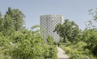 LEBEN & WOHNEN im modernen Wohnturm am Nordbahnviertel