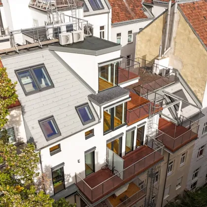 ROOFTOP TOWNHOUSE | Einzigartige 3-Zimmer Dachgartenwohnung komplett in den Innenhof gerichtet | Luft-Wärme-Pumpe plus Klimaanlage - Bild 2