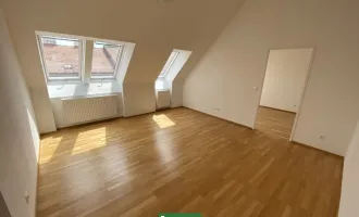 Dachgeschoss Traum + Terrasse! Zentrale Aufteilung! Sanierter Altbau in perfekter Lage!