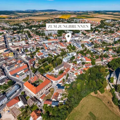 ZUM JUNGBRUNNEN! Ab ins Dachgeschoss! Perfekt aufgeteilte 3 Zimmer inkl. Terrasse! TOP Neubauprojekt + Beste Infrastruktur + Hochwertige Materialien + Garagenplatz optional! - Bild 3