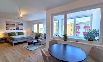 Stilvoller Wohntraum direkt bei LKH: Neu sanierte 37 m² mit Loggia und Parkplatzmöglichkeit!