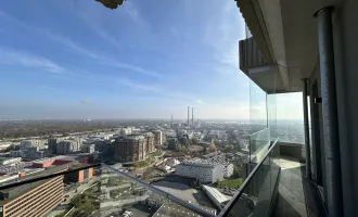 Traumhafte Wohnung mit atemberaubendem Fernblick von der Prater-Au übers Leithagebirge bis hin zum Schneeberg