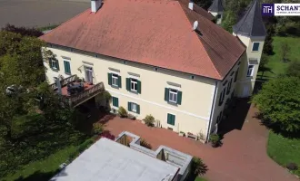 Ein Märchenschloss Nähe Wildon-komplett saniert mit prachtvoller ca. 40.000m² Parkanlage - Biomasseheizung!