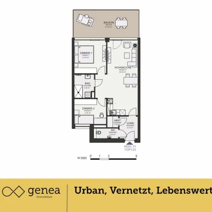 Exklusive Apartments | Charmantes Stadtwohnen | MQG | ERSTBEZUG - Bild 2