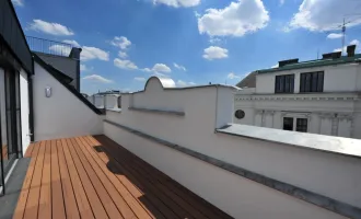 Traumhafte Dachterrassenwohnung nahe  U1, Klimaanlage, Kamin