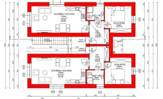 2 Zimmerwohnung ca. 50m² in Zweifamilienhaus mit Gartenbenützung