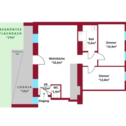 Erstbezug sanierter Altbau in Fertigstellung I 33m² Außenfläche I Luftwärmepumpe I Fußbodenheizung I Schlüsselfertig. - Bild 2