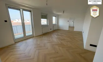 Luxus-Dachgeschosswohnung mit Panoramablick und umlaufendem Balkon