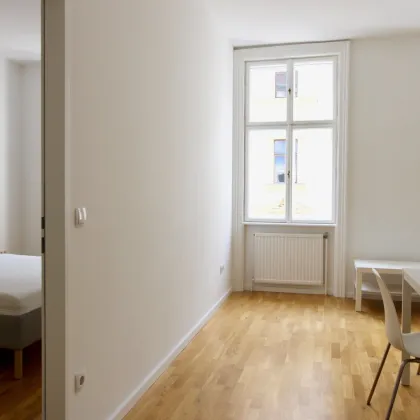 Lichtdurchflutete, neu möblierte 2-Zimmer-Altbauwohnung - Nähe Mariahilfer Straße - Bild 2