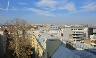 Ruhige Wohnung mit Stadtblick im 7.OG, letzter Stock, 3 Min zur U-Bahn-U4+U6 Längenfeldgasse