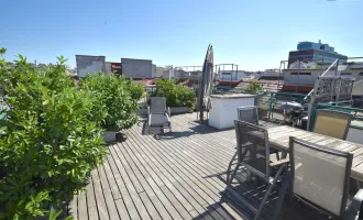 Geniales Penthouse mit über 210 m² Wohnfläche, zwei ruhigen Terrassen und Sauna!