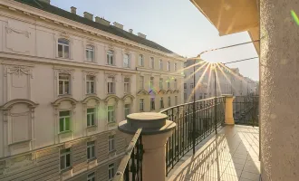 Hauslabgasse - repräsentativer 5 Zimmer Altbau mit 3 Balkonen und Parkblick