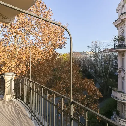 Hauslabgasse - repräsentativer 5 Zimmer Altbau mit 3 Balkonen und Parkblick - Bild 3